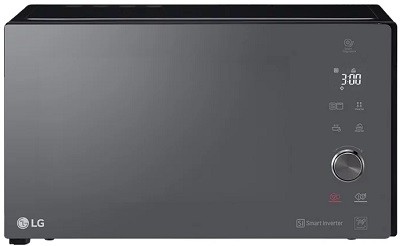 Микроволновая печь LG MB-65W65DIR 
Отдельно стоящая микроволновая печь 
Объем 25 л 
Мощность 900 Вт 
Гриль 
Электронное управление 
Сенсорная панель 
Дисплей 
Инверторное управление мощностью 
Система равномерного распределения микроволн 
Защита от детей
