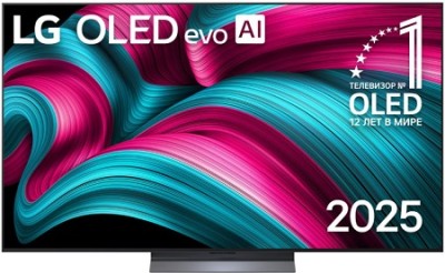 Телевизор LG OLED77C5RLA.ARUG Модель 2025 года 77" 4K OLED 
120Гц (VRR 144Гц) 
Интеллектуальный процессор α9 4K Gen8 
webOS 25
