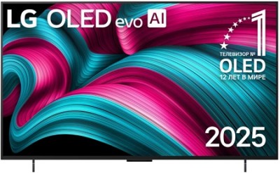 Телевизор LG OLED42C5RLA.ARUG Модель 2025 года 
42" 4K OLED 
120Гц (VRR 144Гц) 
Интеллектуальный процессор α9 4K Gen8 
webOS 25