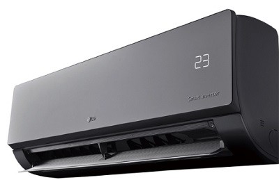 Кондиционер LG AM12BP 
инверторная настенная сплит-система 
обогрев и охлаждение 
мощность охлаждения 3500 Вт / обогрева 3800 Вт 
режим вентиляции, поддержания температуры, ночной, осушения воздуха 
потребляемая мощность при охлаждении 1080 Вт / обогреве 1000 Вт 
дезодорирующий фильтр, генератор анионов 
управление с пульта и со смартфона (wi-fi) 
энергоэффективность A класса 
уровень шума внутреннего блока 19 дБ - 41 дБ
