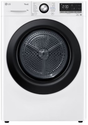 Сушильная машина LG DC90V3V6W Тип загрузки	фронтальная
Максимальная загрузка	9 кг
Установка	в колонну, отдельно стоящая
Тип сушки	конденсационная с тепловым насосом