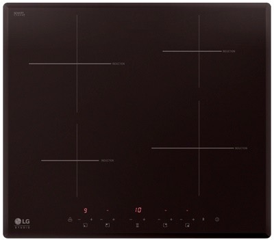 Индукционная варочная панель LG HU641PH 
стеклокерамическая поверхность 
4 конфорки 
независимая установка 
защита от детей 
сенсорные переключатели 
кнопочное управление 
индикатор остаточного тепла 
ШхГ: 59х52 см
