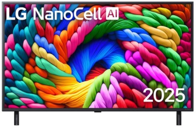 Телевизор LG 43NANO90A6B.ARUG Модель 2025г 
43" диагональ
Прямая подсветка Edge
NanoCell 4K
Интеллектуальный процессор α7 4K Gen8