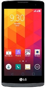Мобильный телефон LG Leon H324 смартфон, Android 5.0 поддержка двух SIM-карт экран 4.5", разрешение 854x480 камера 5 МП, автофокус память 4 Гб, слот для карты памяти 3G, Wi-Fi, Bluetooth, GPS аккумулятор 1900 мА⋅ч вес 135 г, ШxВxТ 64.90x129.90x10.90 мм