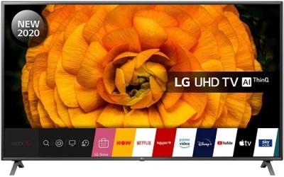 Телевизор LG 75UN85006LA 
4K UHD (3840x2160), HDR
диагональ экрана 75", TFT IPS
Smart TV (webOS), Wi-Fi
мощность звука 20 Вт (2х10 Вт)
тип подсветки: Direct LED
поддержка DVB-T2

