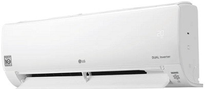 Настенная сплит-система LG B12TS 
обогрев и охлаждение помещений до 35м²
режим вентиляции, поддержания температуры, ночной, осушения воздуха
генератор анионов
мощность охлаждения 3520 Вт / обогрева 3520 Вт
управление с пульта и со смартфона (wi-fi)
энергоэффективность A класса
уровень шума внутреннего блока 19 дБ - 42 дБ
