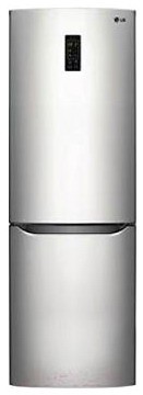 Холодильник LG GA-B379SMQA 
холодильник с морозильником
отдельно стоящий
двухкамерный
класс A
морозильник снизу
общий объем 271 л
система No Frost
