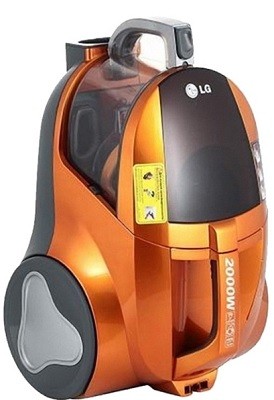 Пылесос LG VK75W02HY 
Сухая уборка без мешка (с циклонным фильтром) 
Пылесборник на 1.5 л 
Работа от сети 
Потребляемая мощность 2000 Вт
