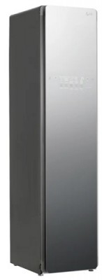 Паровой шкаф LG Styler S3MFC зеркальный 
вешалка для рубашек 
вешалка для брюк 
программы: освежение, сушка, удаление аллергенов, деликатный режим 
мобильная диагностика, защита от детей, ворсовый фильтр 
управление со смартфона
