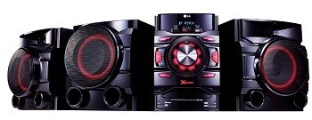 Музыкальный центр LG CM4560 
минисистема
акустика 2.1
суммарная мощность 700 Вт
воспроизведение CD
радиоприемник FM
поддержка форматов MP3
воспроизведение с USB
подключение: Ethernet
линейный аудиовход
