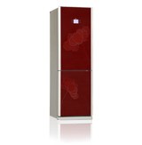 Холодильник LG GA-B409TGAW Холодильник с нижним расположением морозильной камеры, с системой охлаждения LG Total No Frost, цвет красно-винный, стекло. Высота 190см.