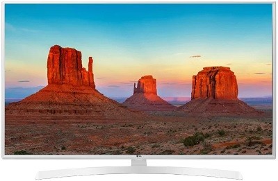 Телевизор LG 49UK6390PLG 
ЖК-телевизор, 4K UHD 
Диагональ 48.5" (123 см), TFT IPS 
Smart TV (webOS), Wi-Fi 
HDMI x3, USB x2
DVB-T2 
Поддержка HDR 
Тип подсветки: Direct LED
