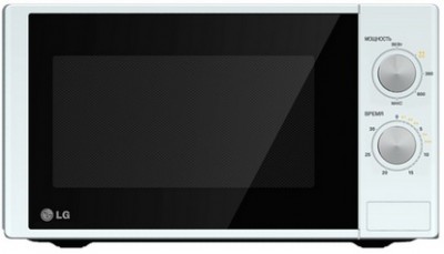 Микроволновая печь LG MS-2022D 
отдельно стоящая микроволновая печь
объем 20 л
мощность 700 Вт
механическое управление
поворотные переключатели
система равномерного распределения микроволн
