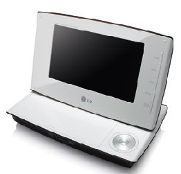 Портативный DVD LG DP671D 
портативный DVD-плеер
TV тюнер
экран 7"
вес 0.73 кг
воспроизведение с USB-накопителей
поддержка видеоформатов  MPEG4, DivX
