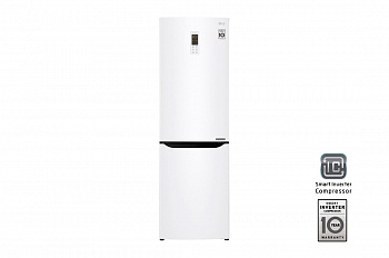 Холодильник LG GA-B419SQGL | Объем 354л | Total No Frost | Многопоточное охлаждение Multi Air Flow | Белый