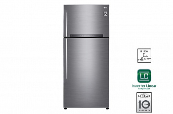 Холодильник LG GN-H702HMHL | 547л | DoorCooling+ | Серебристый