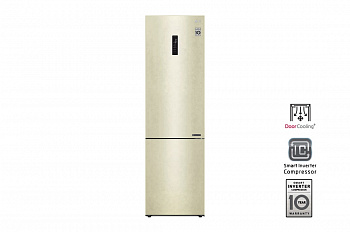 Холодильник LG GA-B509CESL | DoorCooling⁺ | 419л | Бежевый