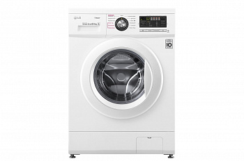 Узкая стиральная машина LG F1296WDS0, функция пара Steam, 6,5кг