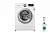 Узкая стиральная машина LG F1296WDS1, функция пара Steam, 6,5кг