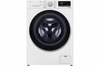 Стиральная машина узкая LG F2V5PS0W с паром, 8 кг
